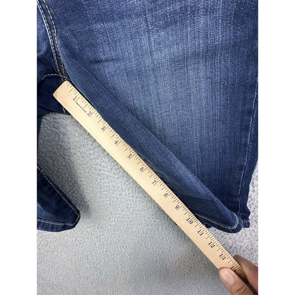 Seven7 Denim Bermuda Shorts Womens Size 6 Blue 10"‎ Inseam - Picture 10 of 11